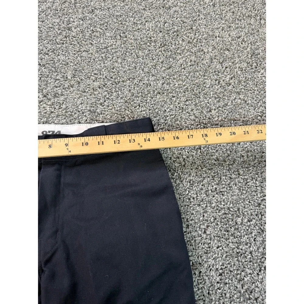 Dickies 874 Original Fit Black Work Pants Mens 30x30 Straight Leg